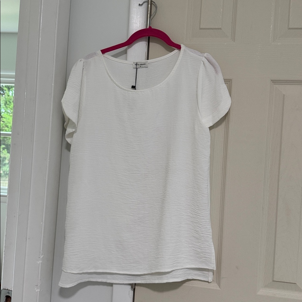 Elegant White Women's Blouse